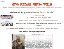Tablet Screenshot of gyno-bizzare-fetish-pictures-movies.com
